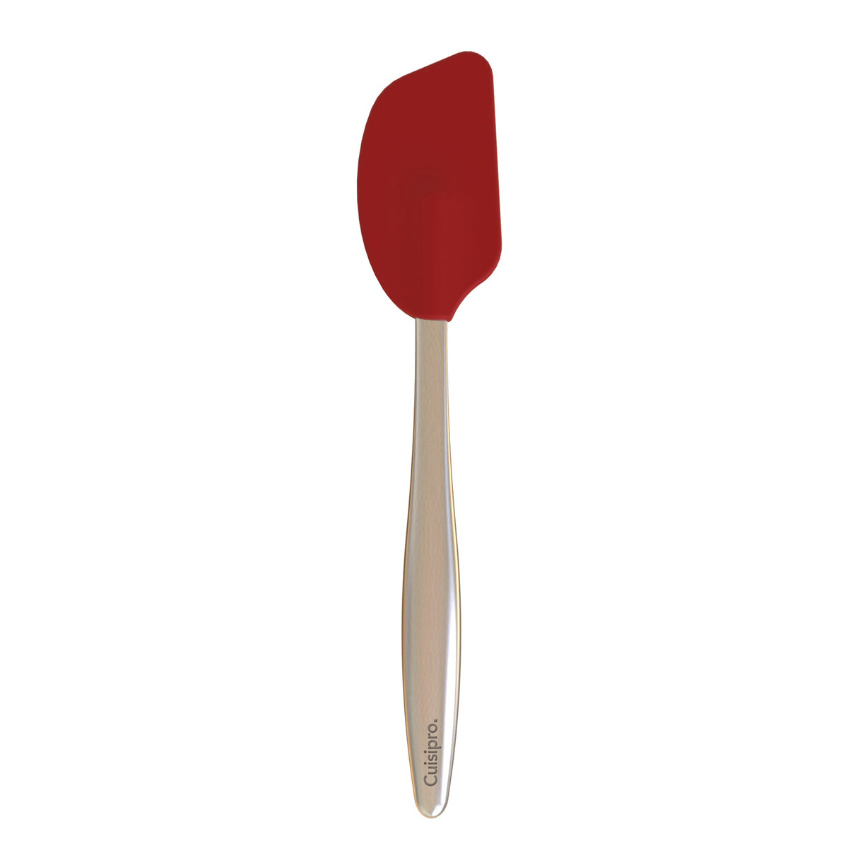 CUISIPRO stainless steel and black kitchen helper tool, versatile kitchen utensil for cooking and food prep.