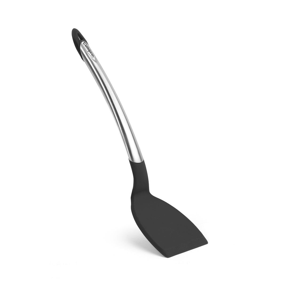 CUISIPRO elegance black spatula, 31.5 cm, with a sleek design, ideal for cooking and serving in the kitchen.