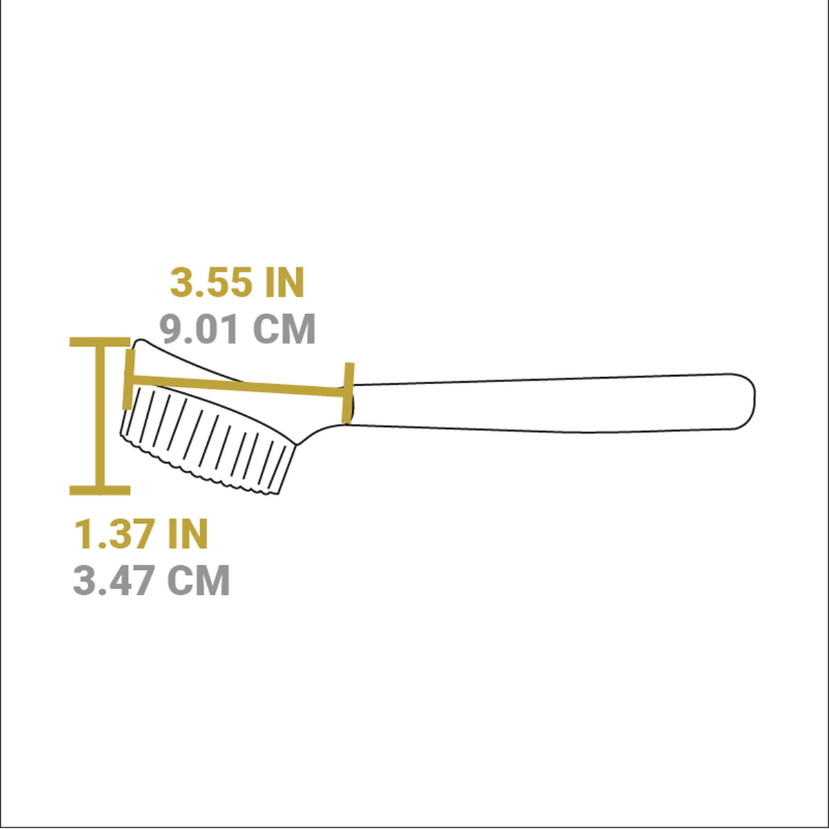 Brown LODGE brush with wooden handle and natural bristles, designed for styling and grooming hair.