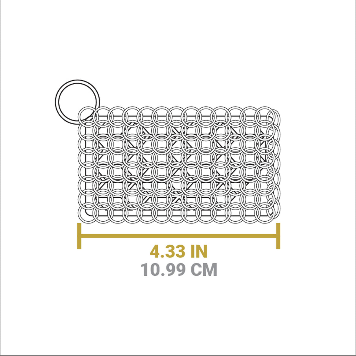 Lodge silicone and steel scrub pad in red, durable kitchen cleaning tool with textured surface for scrubbing cookware.