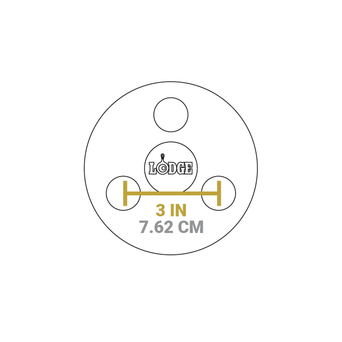 Lodge mini silicone magnet coaster in black with a smooth surface and compact design for protecting surfaces from heat or spills.