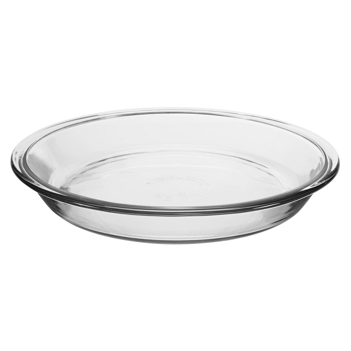 Anchor Hocking Kuchenplatte, ESSENTIALS, 25 cm round baking dish with a clear glass finish, perfect for serving and baking.