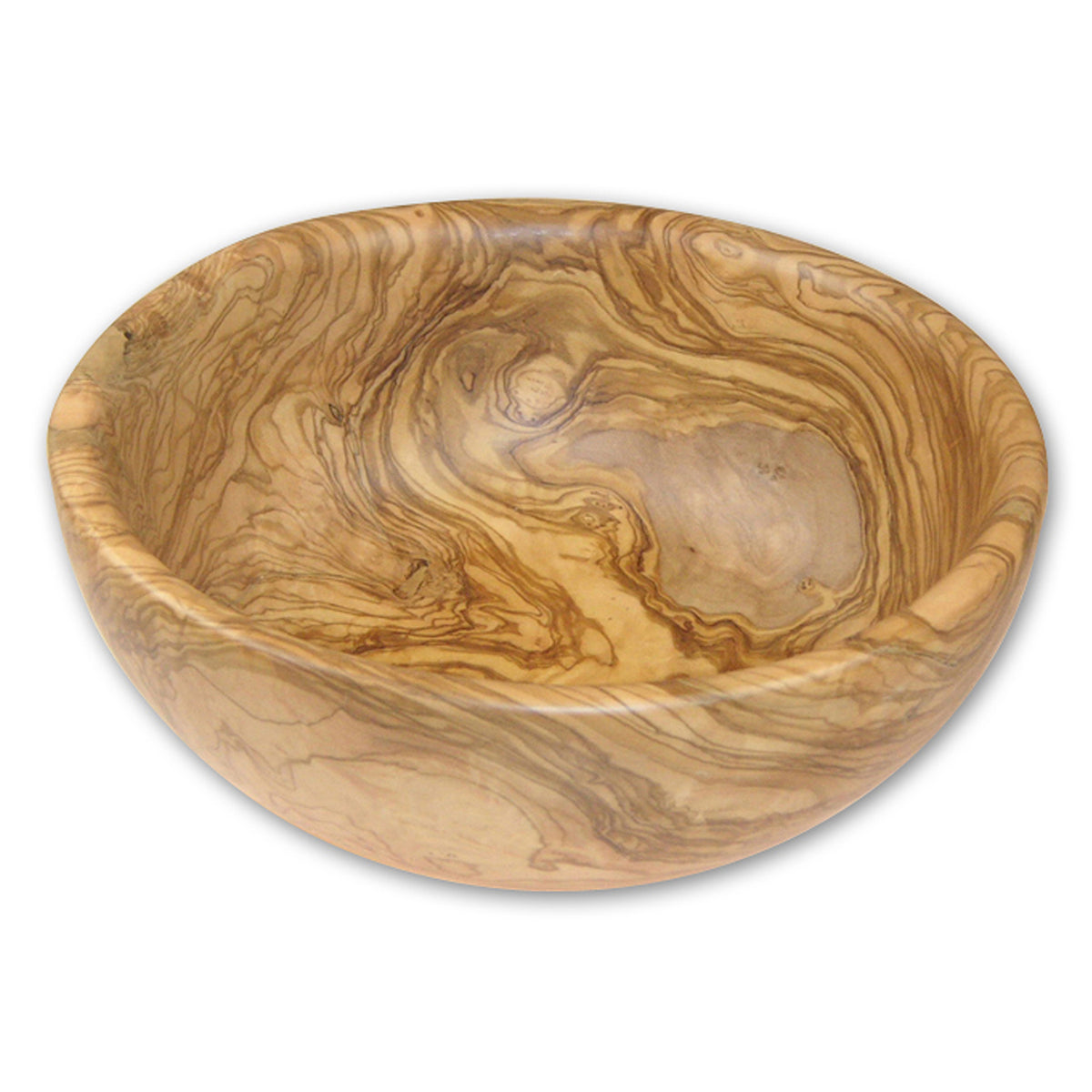 BÉRARD brown fruit bowl with a 30 cm diameter, made of ceramic, showcasing its smooth, rounded design suitable for kitchen decor