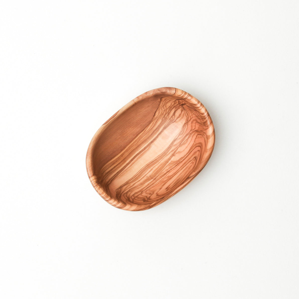 BÉRARD oval brown bowl, 9.8 cm ceramic dish for serving or decoration with a smooth oval shape.