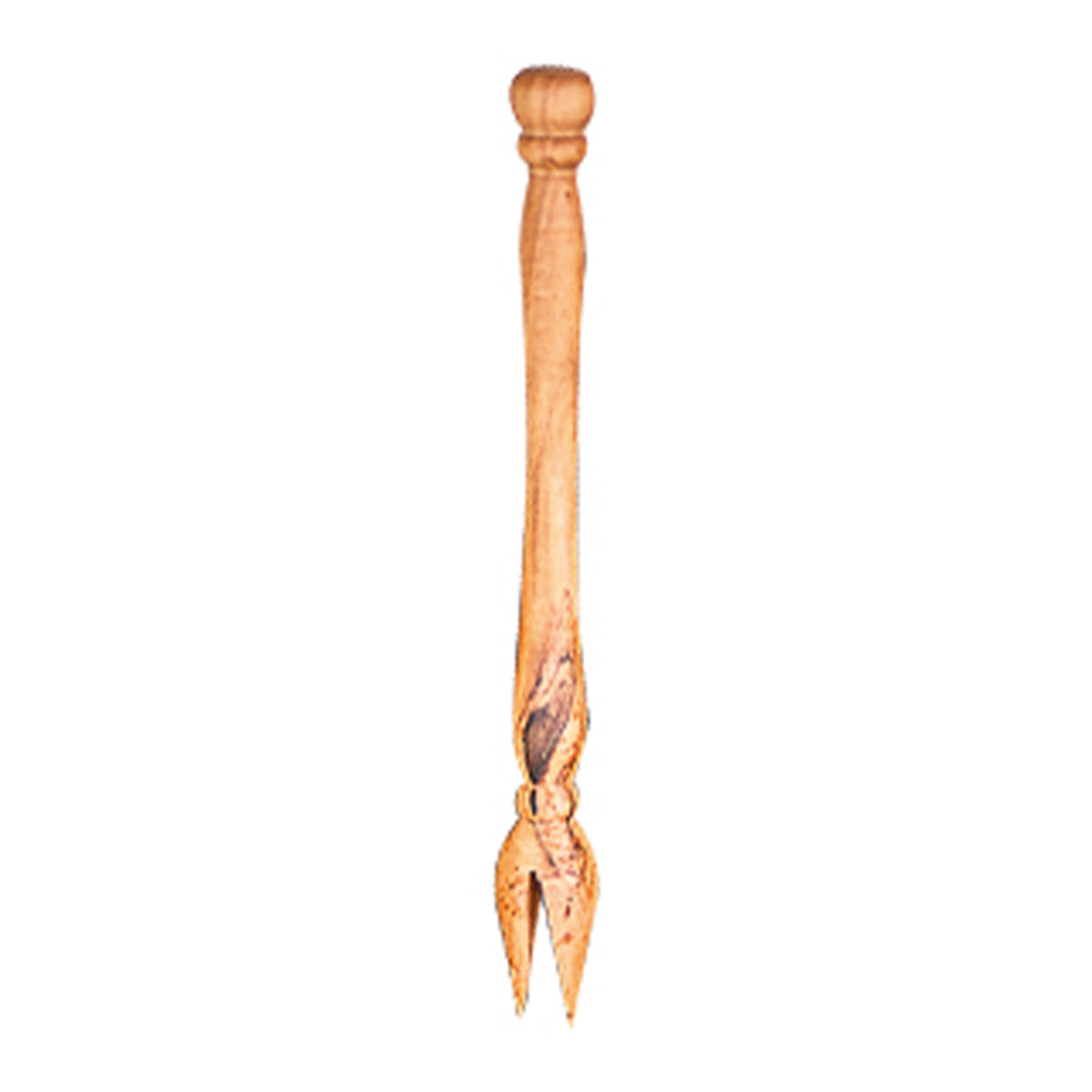 BÉRARD olive piker, 15 cm brown wooden tool for pitting olives, with a pointed tip and ergonomic handle.