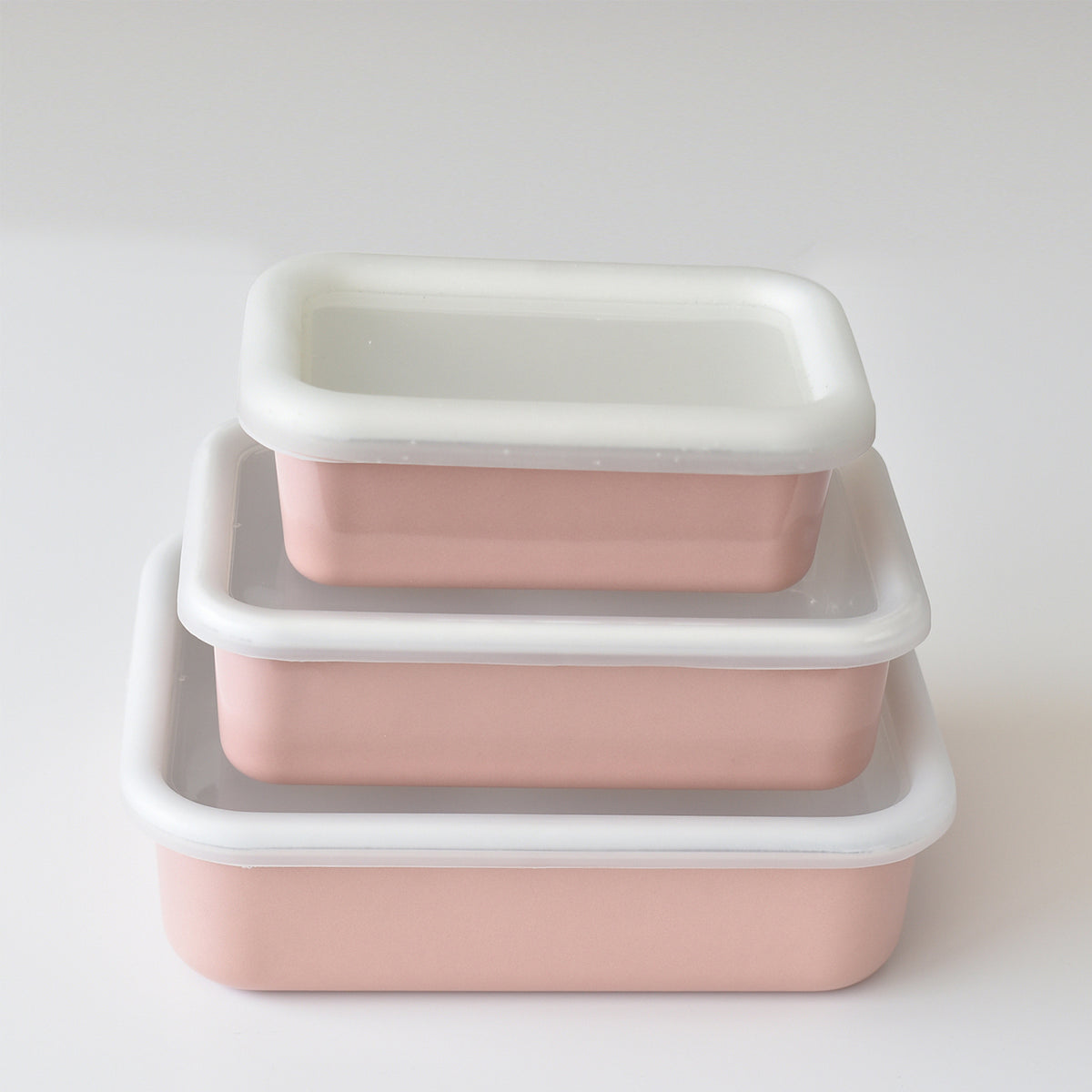 HONEYWARE Color Line emailledosen in pink with 740ml capacity, featuring a smooth, colorful enamel finish and elegant design.