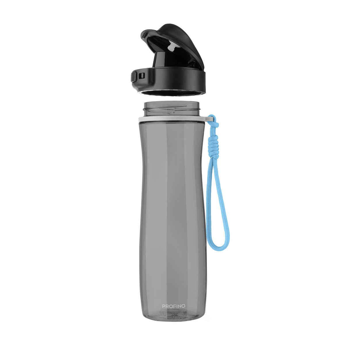PROFINO ACTIVE 750 ml stainless steel water bottle with a sleek design and leak-proof lid for active hydration.