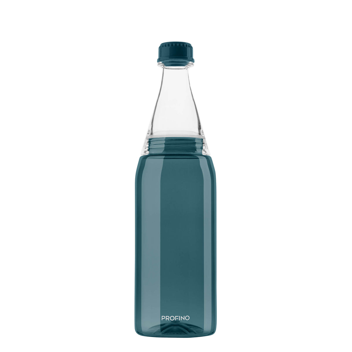 PROFINO Sparkle 600ml reusable water bottle with transparent body and colorful splash design, ideal for staying hydrated on the go.