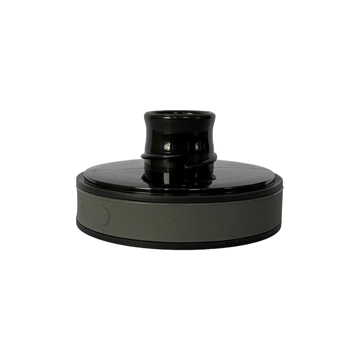 Gray PROFINO infusion mouthpiece replacement part, close-up view showing detailed design and material texture.