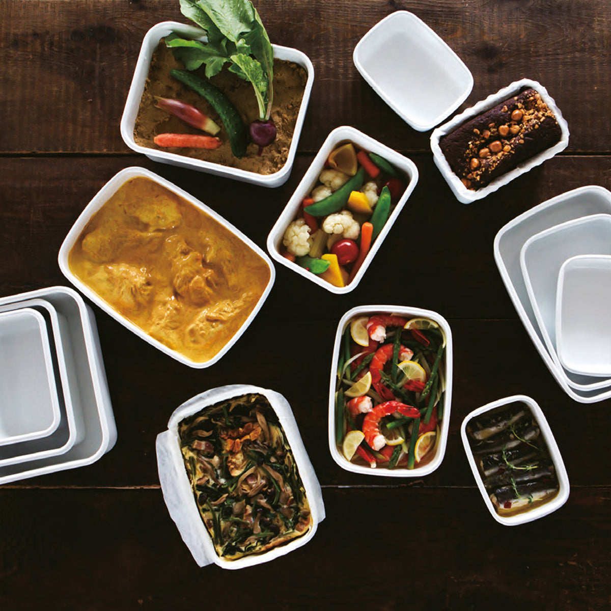 HONEYWARE emailledosen vacuum container with 660ml capacity, gray enamel finish, designed for food storage.