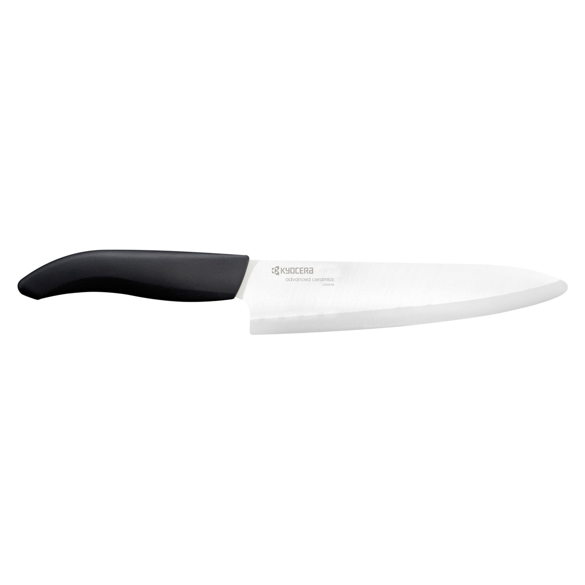 KYOCERA ceramic knife in black, GEN series, with a sleek handle and sharp blade for precise cutting and kitchen use.