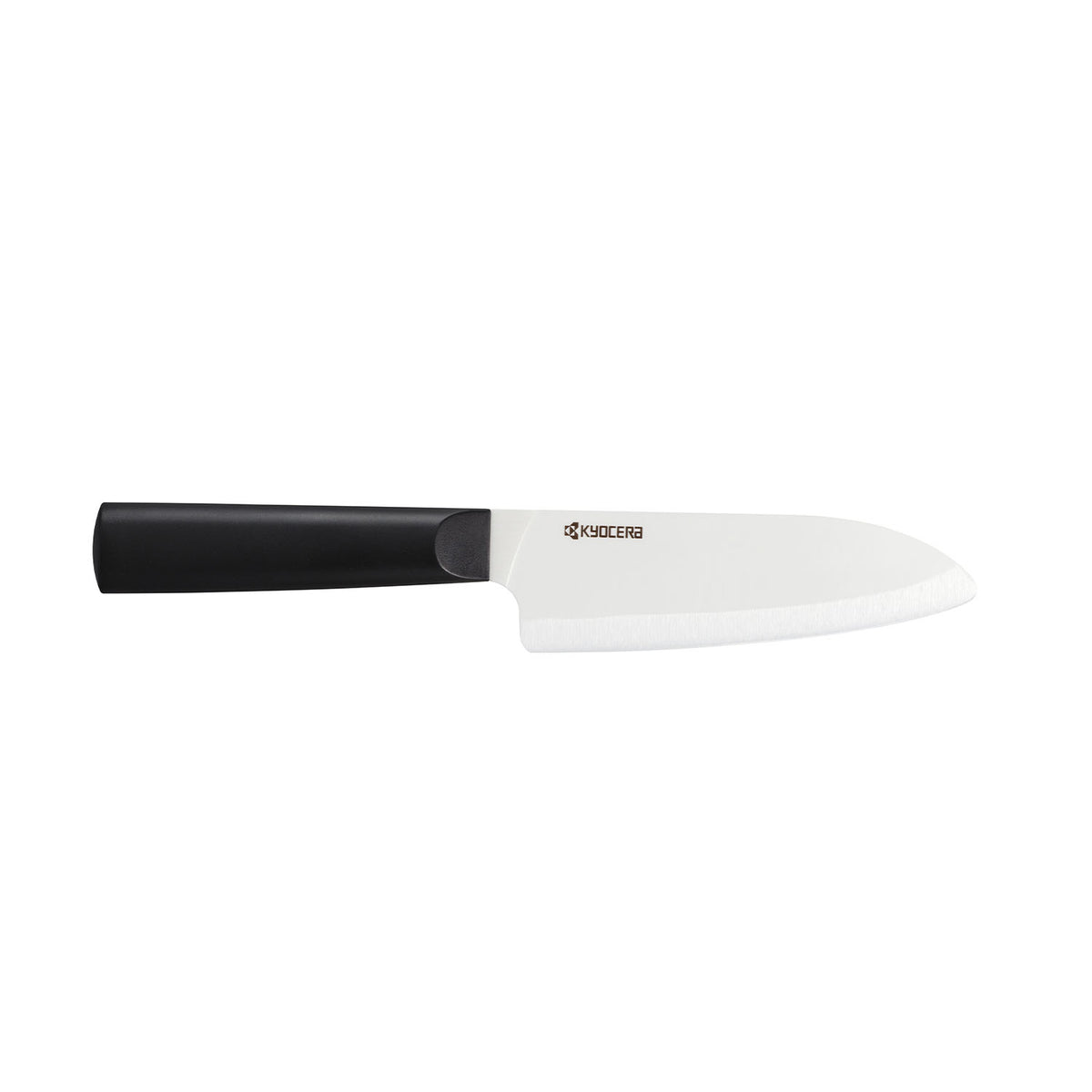 KYOCERA Keramikmesser CHOWA in schwarz und weiß, sharp ceramic kitchen knife with sleek handle design.