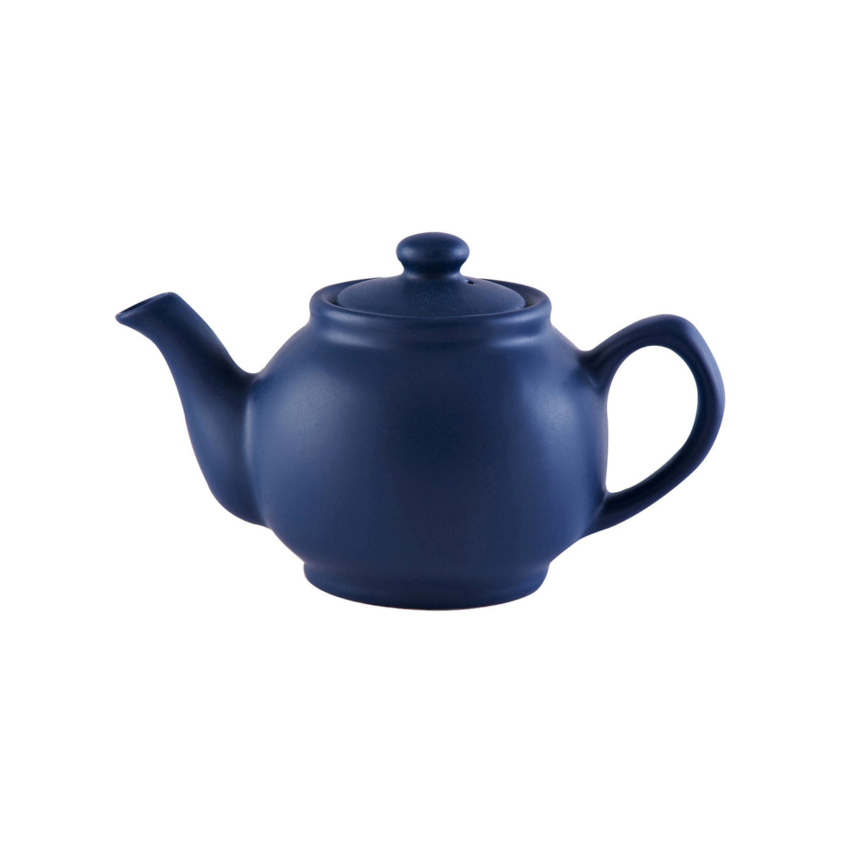 Blue P & K Kensington teapot with a classic design, featuring a smooth ceramic finish and a sturdy handle.
