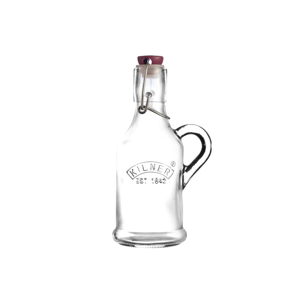KILNER klar Einkochflasche, 200 ml, glass jar with metal lid for preserving and canning homemade jams or preserves