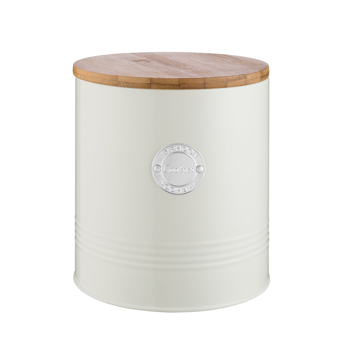 TYPHOON Vorratsbehälter in pastellcreme, LIVING collection, with a clear lid, ideal for storing kitchen dry goods.