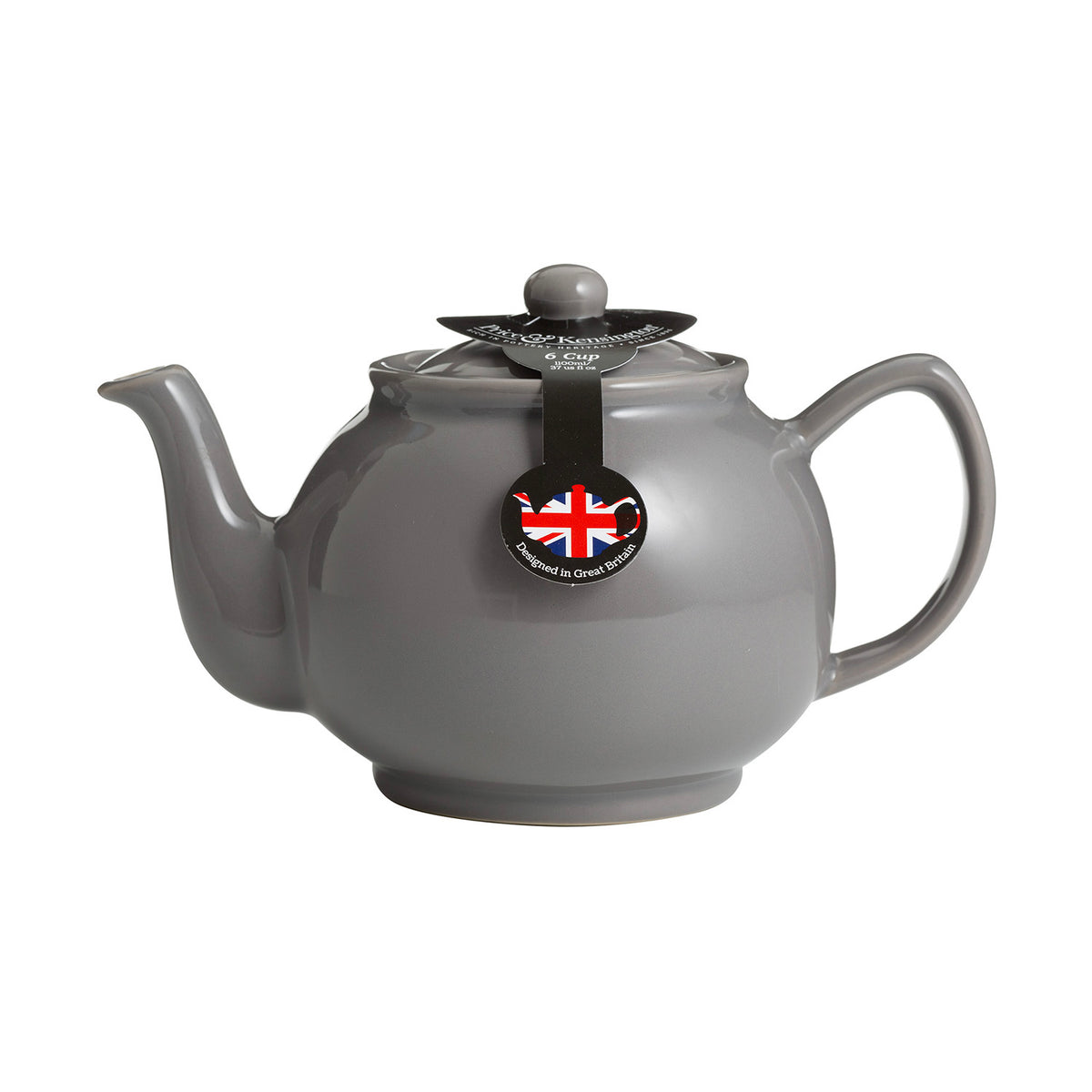 Anthracite P & K PRICE & KENSINGTON teapot with a sleek design, made of durable material, suitable for brewing tea.