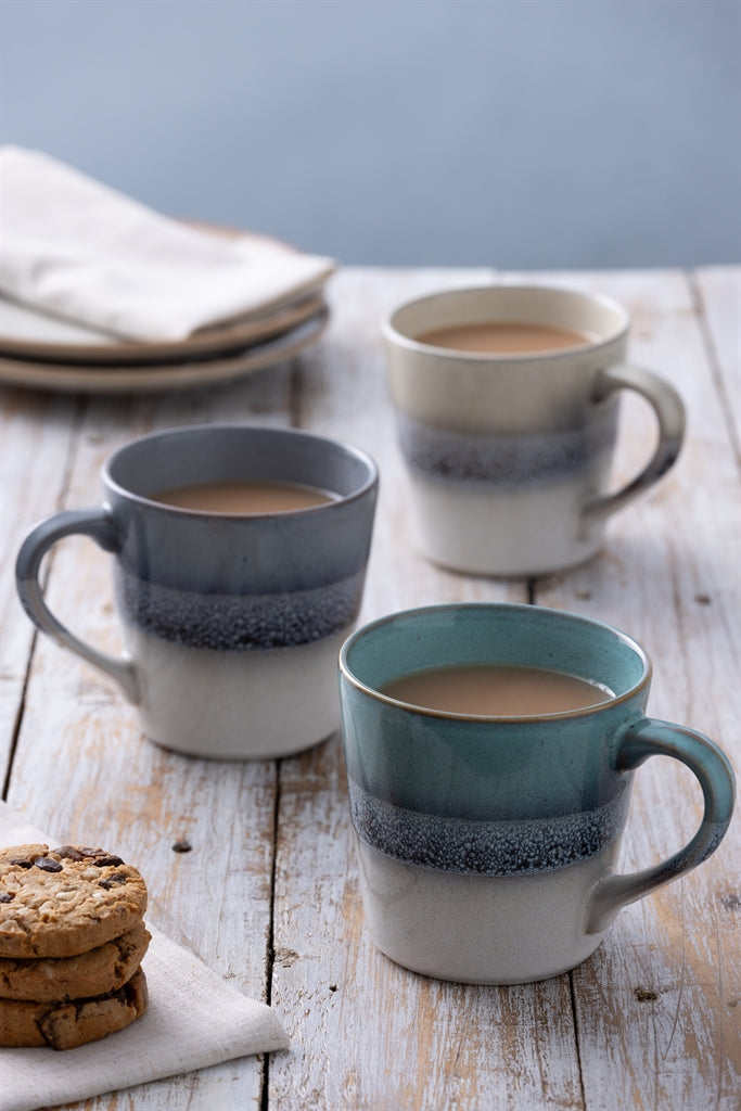 Beige Mason Cash ceramic mug with a smooth finish and classic design, suitable for hot beverages.