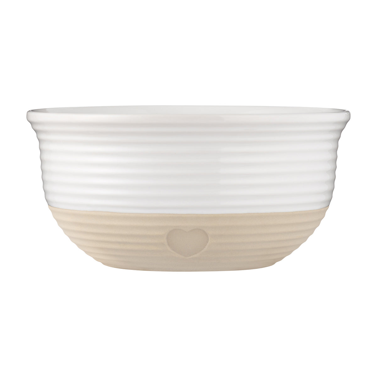 Mason Cash Rustic Charm beige mixing bowl, 2.7 L, ceramic with traditional design, suitable for baking and kitchen use