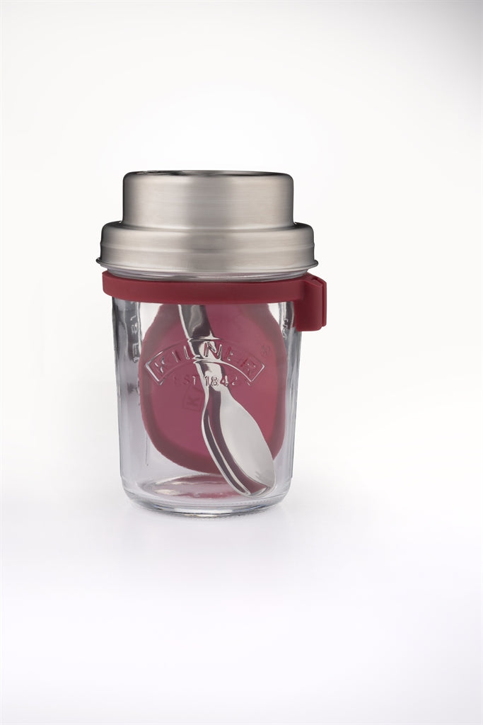 KILNER breakfast glass, clear 350 ml, with a wide opening and sturdy base, ideal for serving beverages or breakfast drinks.