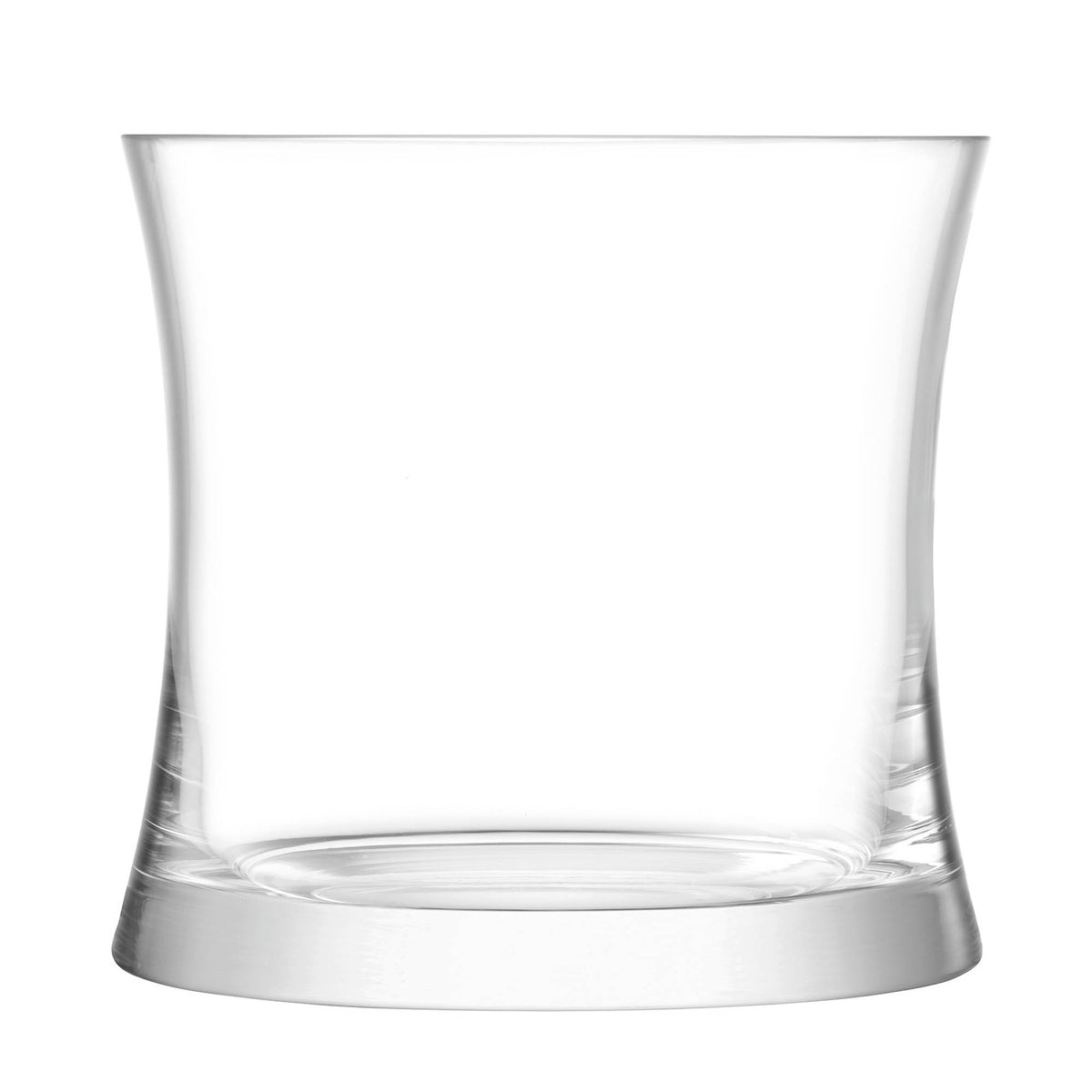 Clear LSA Moya serving set for sekt, featuring elegant glasses and tray for stylish drink presentation.