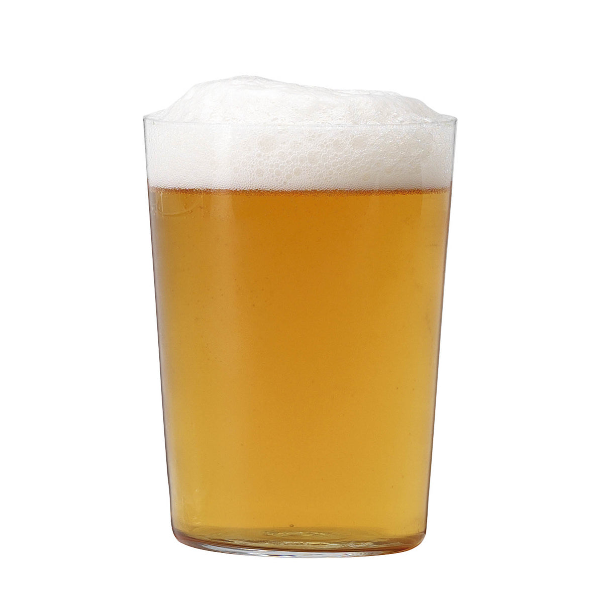 Set of four LSA Gio large 560ml clear glass tumblers, elegant and modern drinkware for serving beverages.