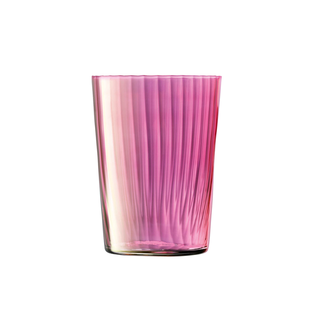 Set of four LSA Gems tumblers, 560ml capacity, with assorted garnet-colored glass, stylish and modern drinkware.