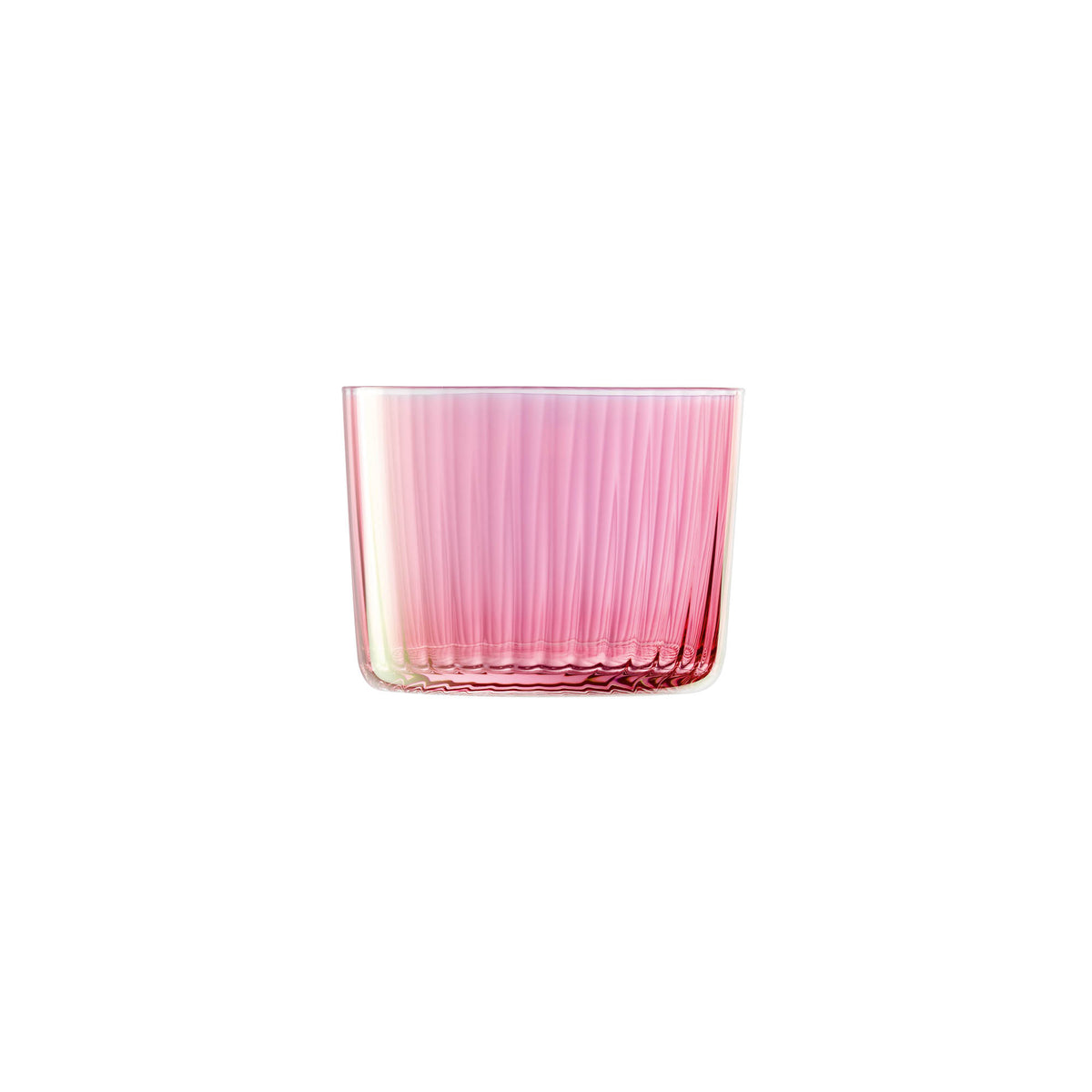 Set of four LSA Gems tealight holders in assorted garnet colors, 6cm kerzenhalter with elegant, colorful glass design.