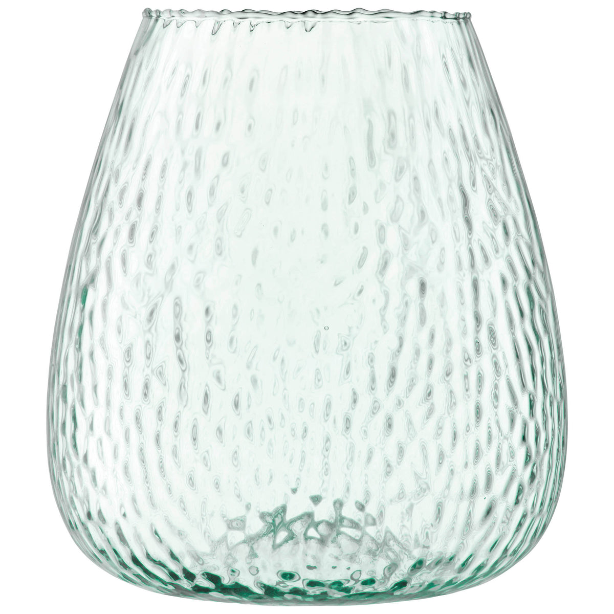 LSA Canopy matte ceramic vase with a 25cm height, modern design and smooth finish, ideal for decorative floral arrangements.