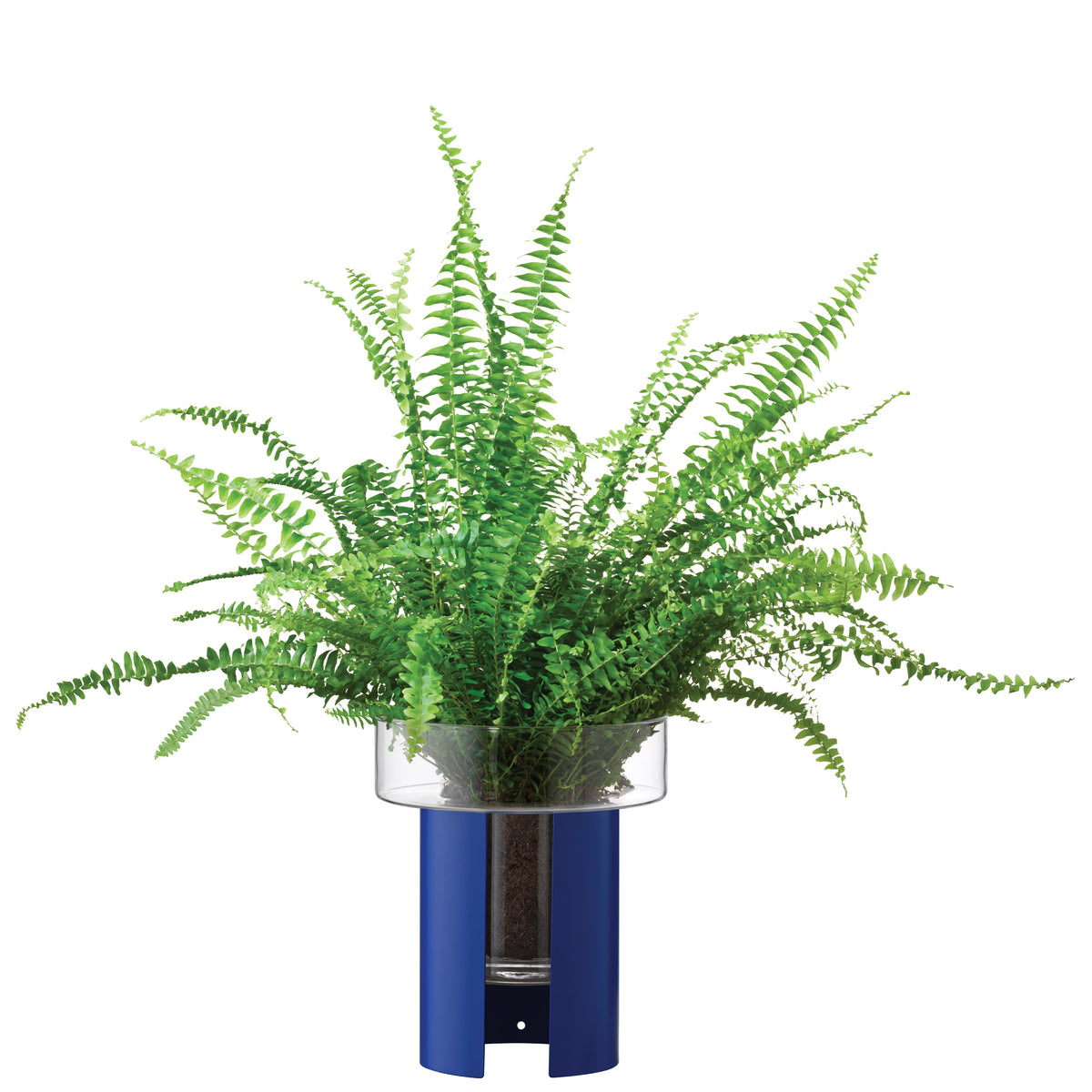 Blue LSA Planter Terrazza with a 22cm height, featuring a modern design suitable for indoor or outdoor decor.