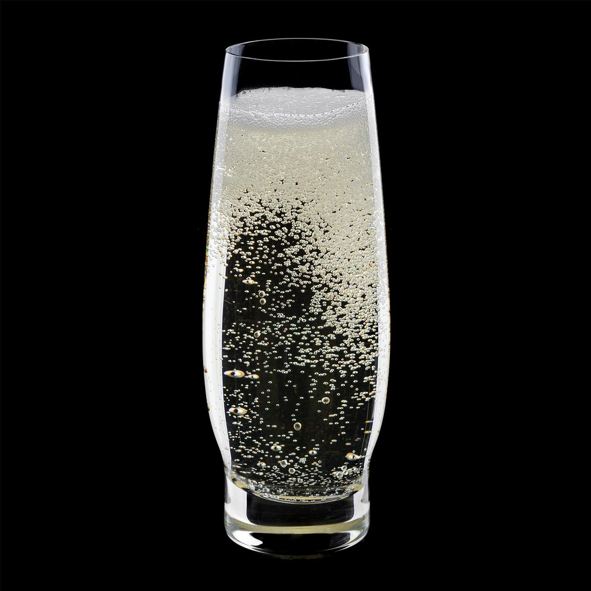 FREEFORM Sekt-Glas 2er-Set in klar, 275 ml champagne flutes with elegant, slender design for sparkling wine.