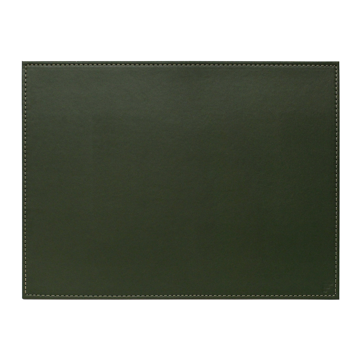 FREEFORM Platzset DUO in olive and elfenbein, rectangular design, made of durable material for dining table protection