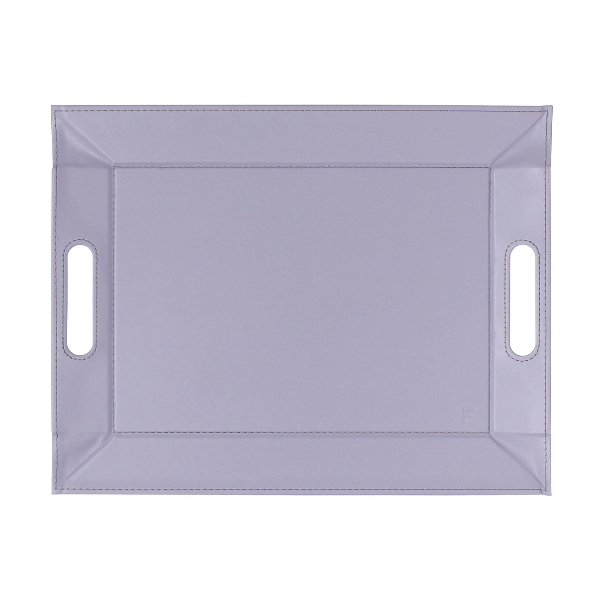 FREEFORM DUO tablett in flieder and grau with a sleek, modern design, perfect for stylish home decor or serving dishes.