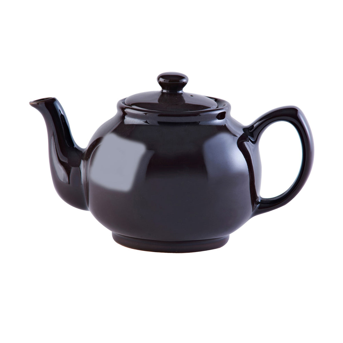 Brown P & K Kensington teapot with a classic design, featuring a spout, handle, and lid, perfect for tea brewing.