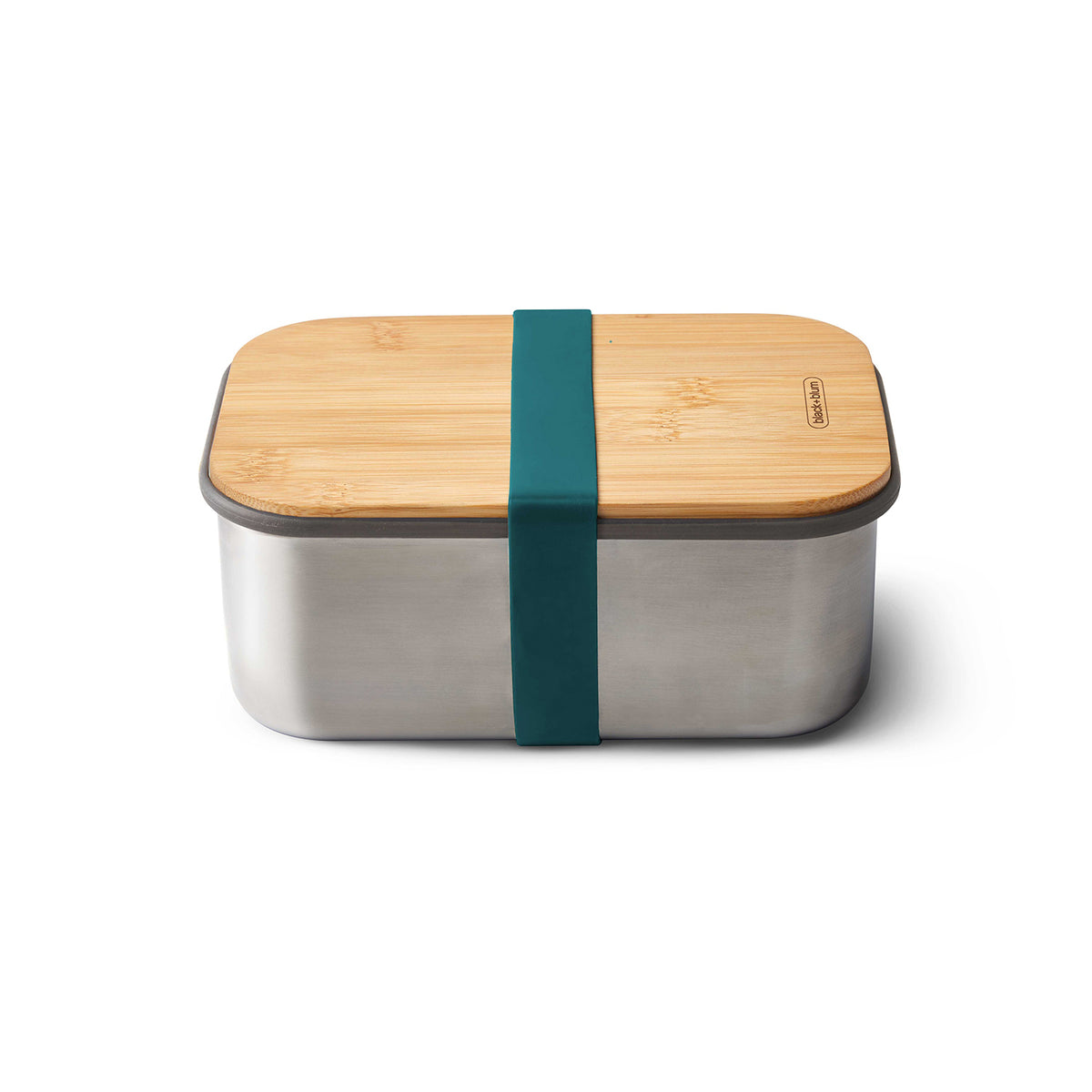 BLACK+BLUM sandwich lunch box with ocean design, 1250ml capacity, durable plastic container for sandwiches and snacks.