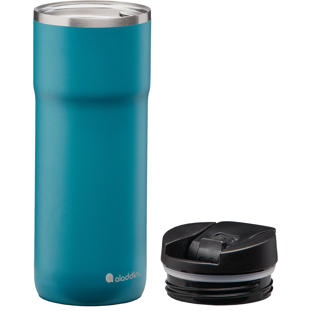 ALADDIN Barista marine-blue thermobecher with 470ml capacity, insulated travel mug for hot and cold beverages.