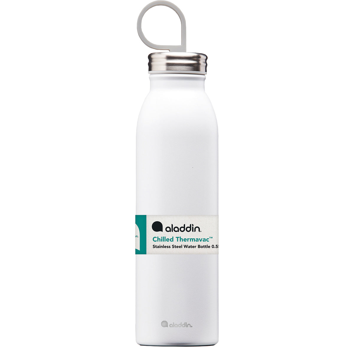 ALADDIN Chilled Schnee-Weiß insulated flask, 550ml, with a white exterior, designed for keeping beverages cold.