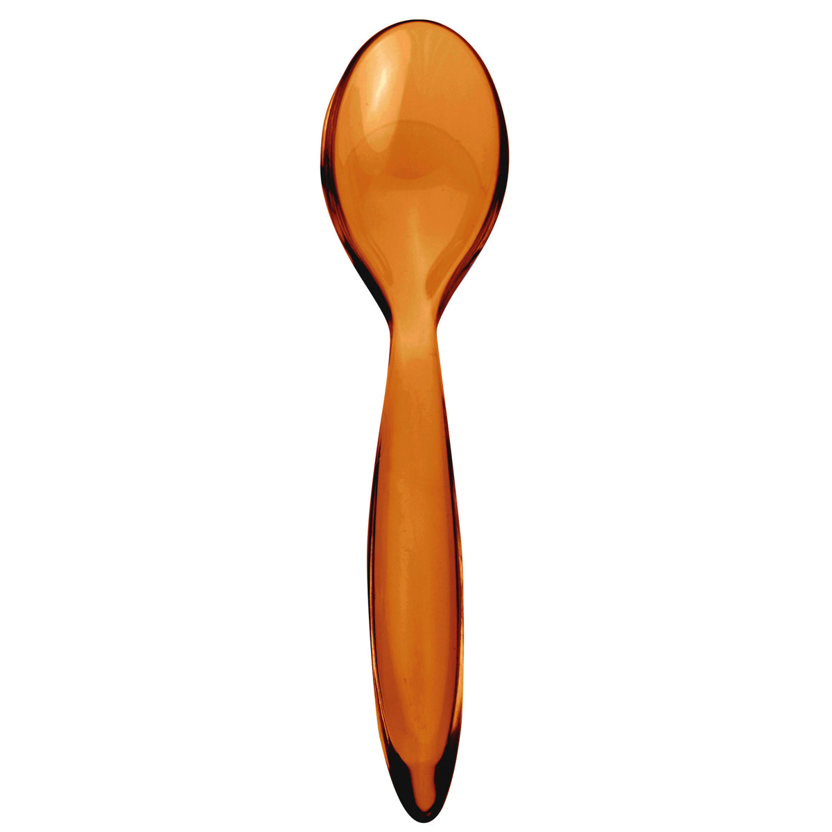 GNALI & ZANI Eierlöffel PICO, 12.5 cm, clear plastic, small spoon for eggs, natural design perfect for breakfast serving.