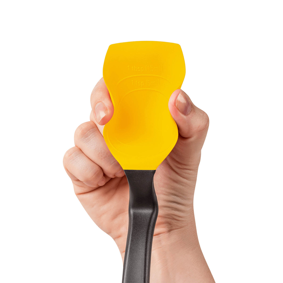 DREAMFARM 3-in-1 SUPOON cooking spoon with ergonomic handle and versatile design, ideal for stirring and serving.