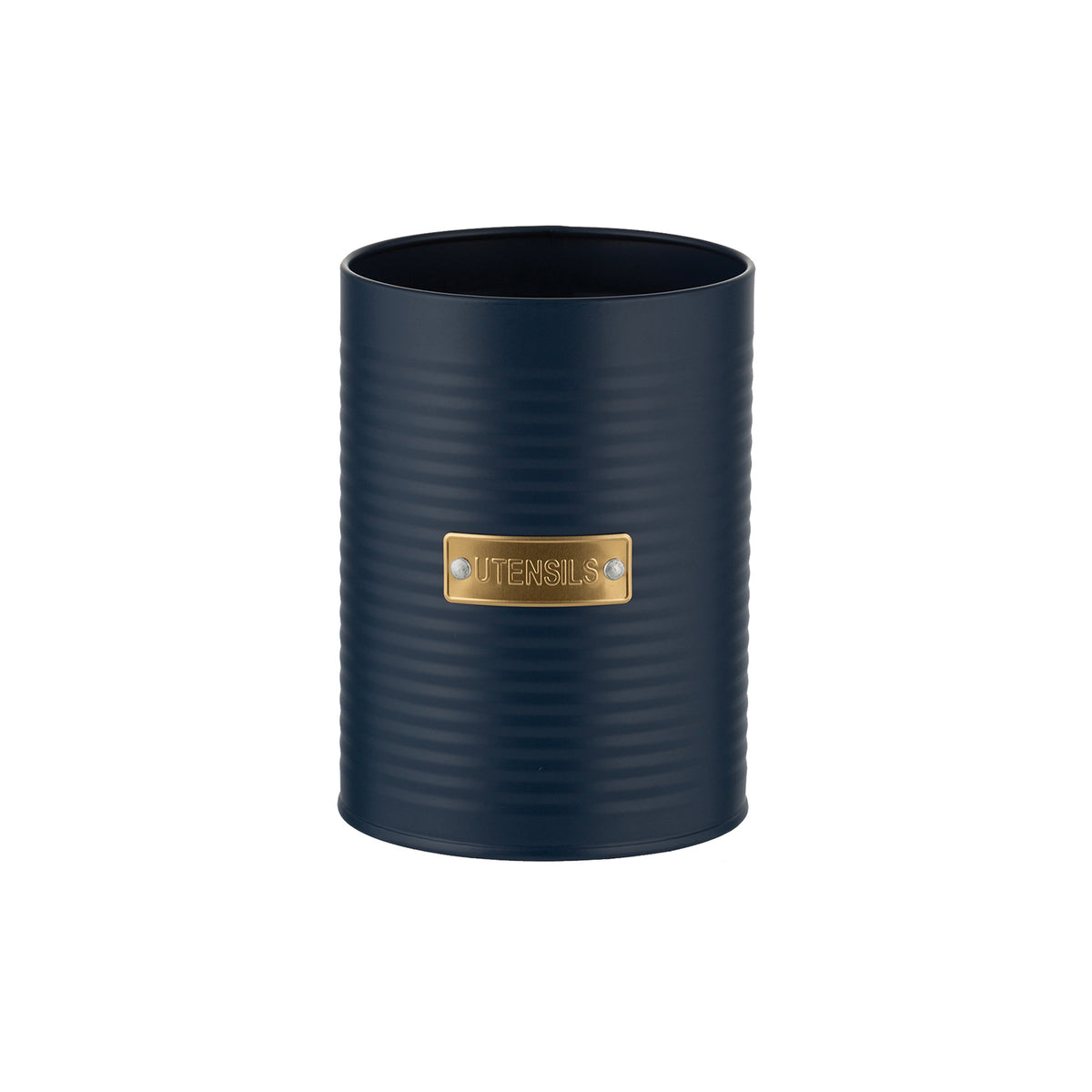 Typhoon OTTO COLLECTION navy utensil holder with 1.4-liter capacity, stylish kitchen storage container, made of durable material.