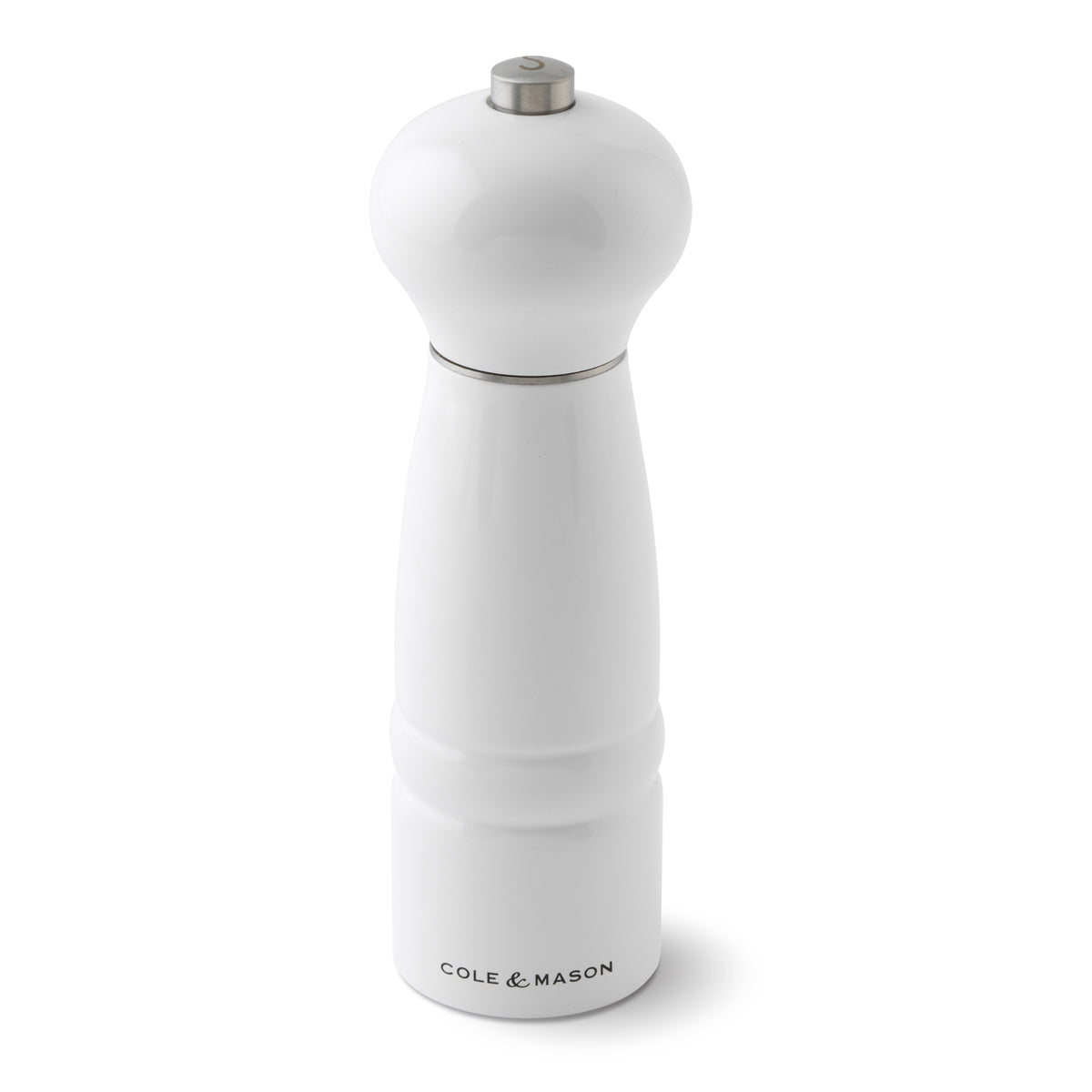 Cole & Mason Holz-Mühle WINDSOR salt mill with wooden finish, featuring a sleek design and adjustable grind mechanism.
