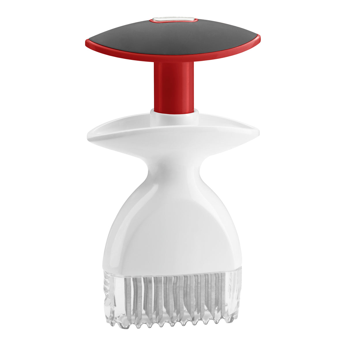 Zyliss Fleischzartmacher meat tenderizer tool with stainless steel blades on a white background