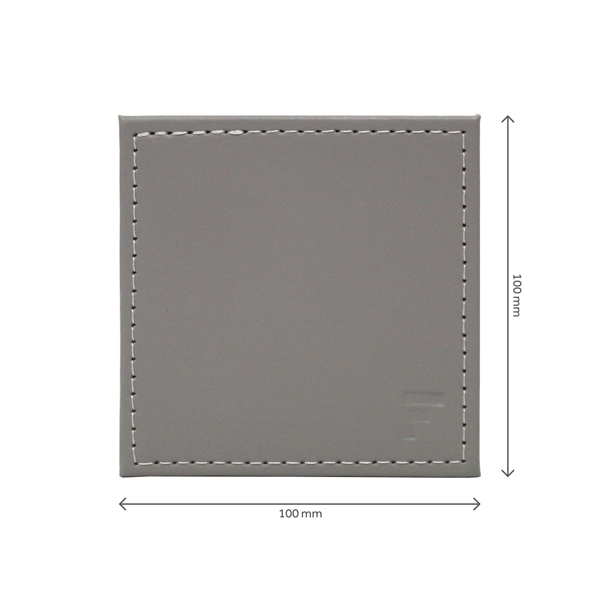 Set of four FREEFORM DUO coasters with modern geometric design, made of durable material for protecting surfaces.