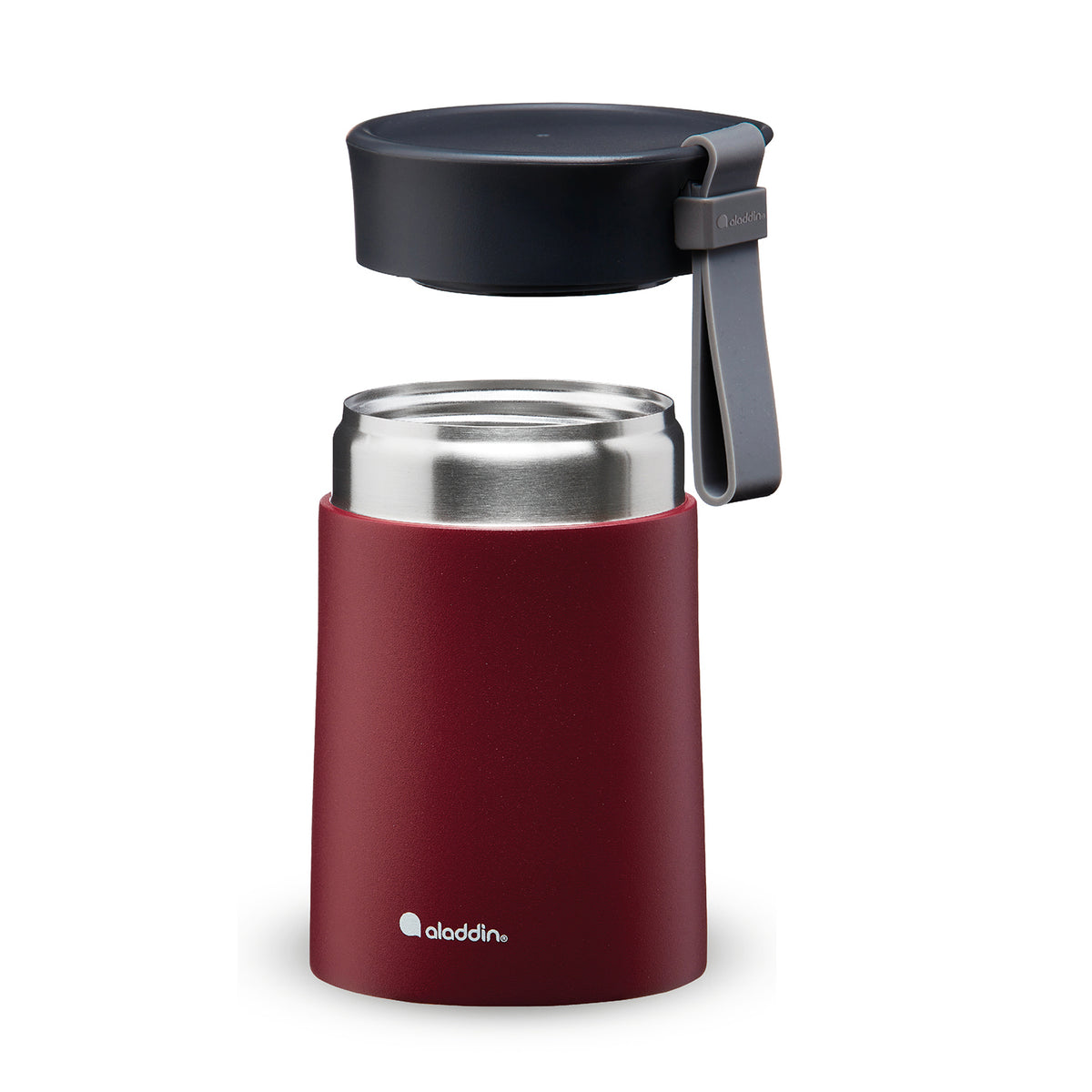 Aladdin Bistro Lunch Thermo Mug in 400ml with colorful exterior, stainless steel design for hot and cold beverages.