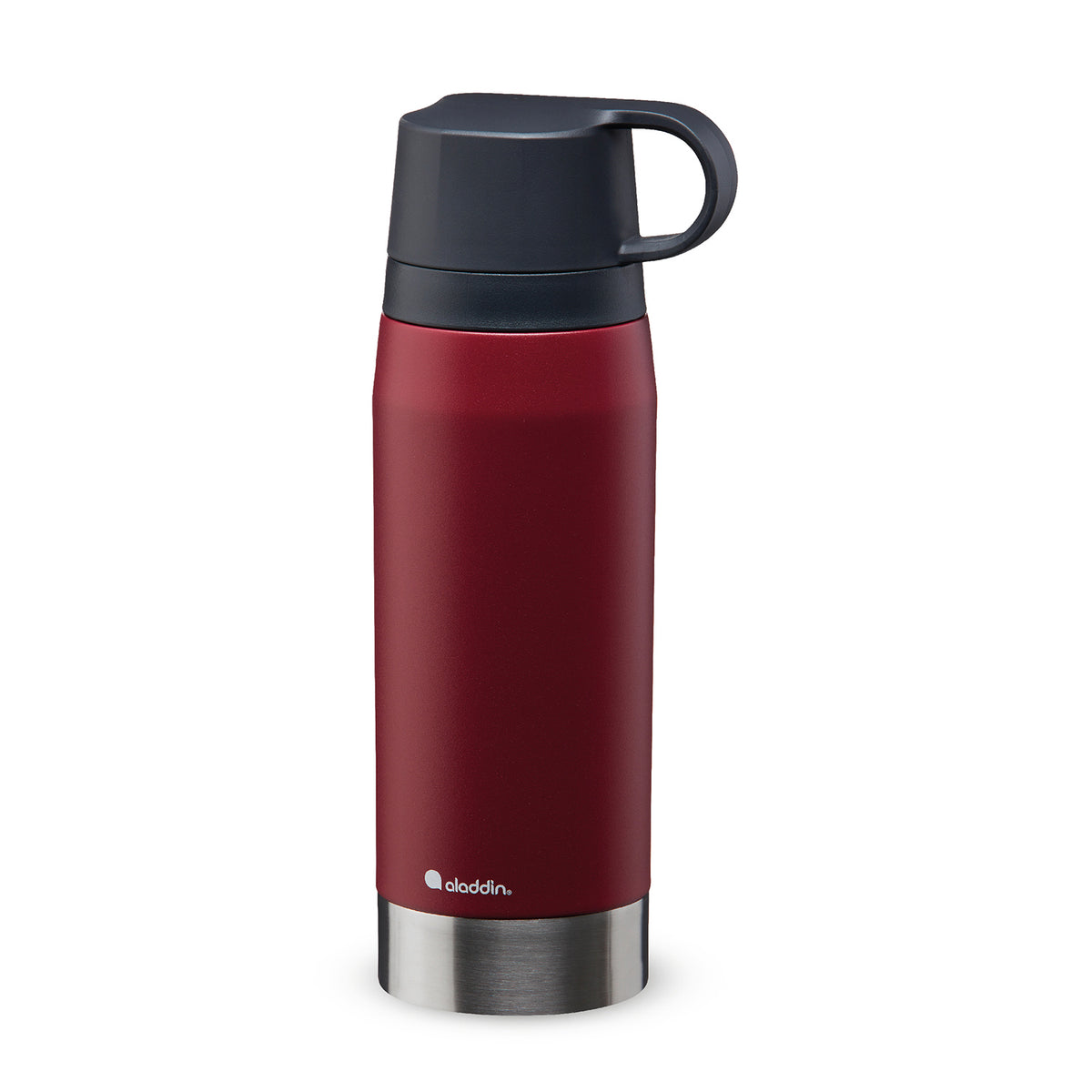 Aladdin CityPark thermos flask in 5 colors, 1.1-liter capacity, with a sleek stainless steel design and secure lid.