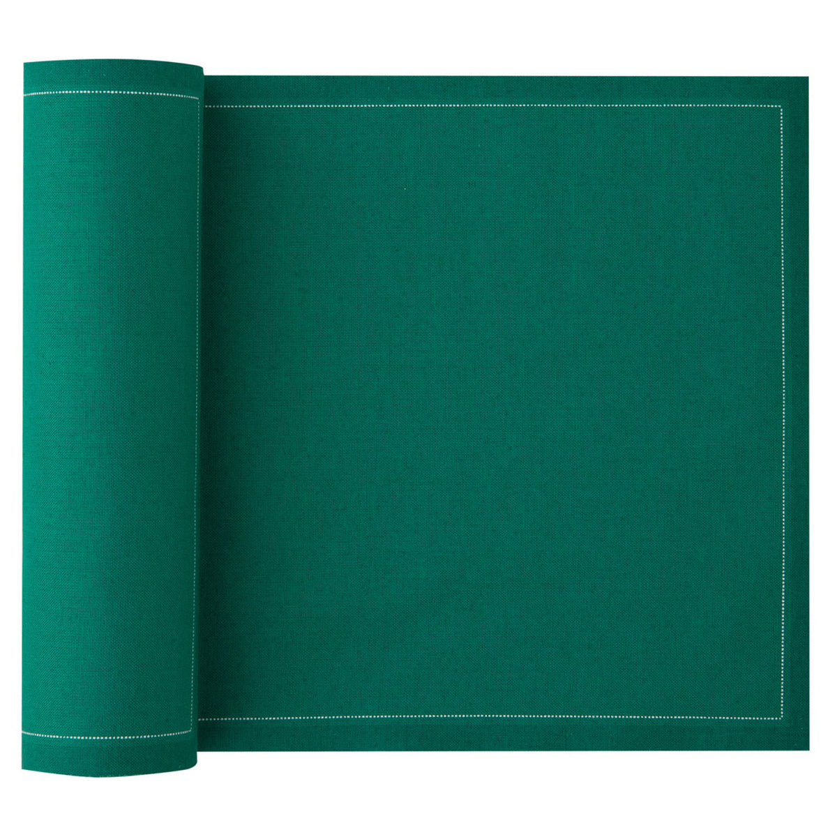 Caribbean Green servietten und Tischset by MY DRAP in four variants, featuring vibrant tropical-inspired design.