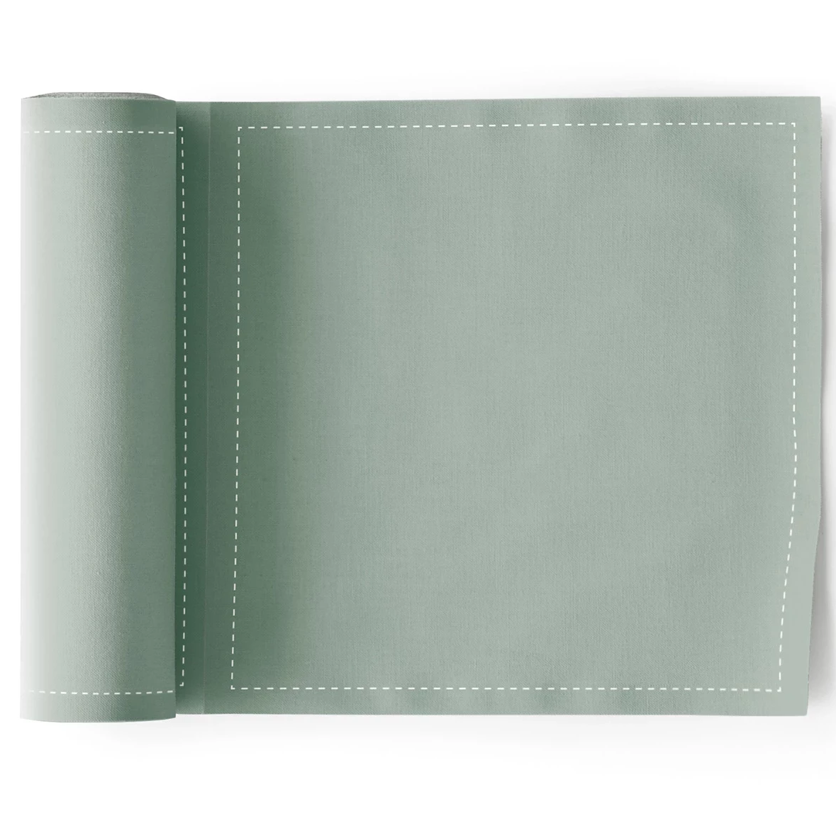 Water green serviettes and table set from MY DRAP in three designs, featuring elegant fabric and coordinated table accessories.