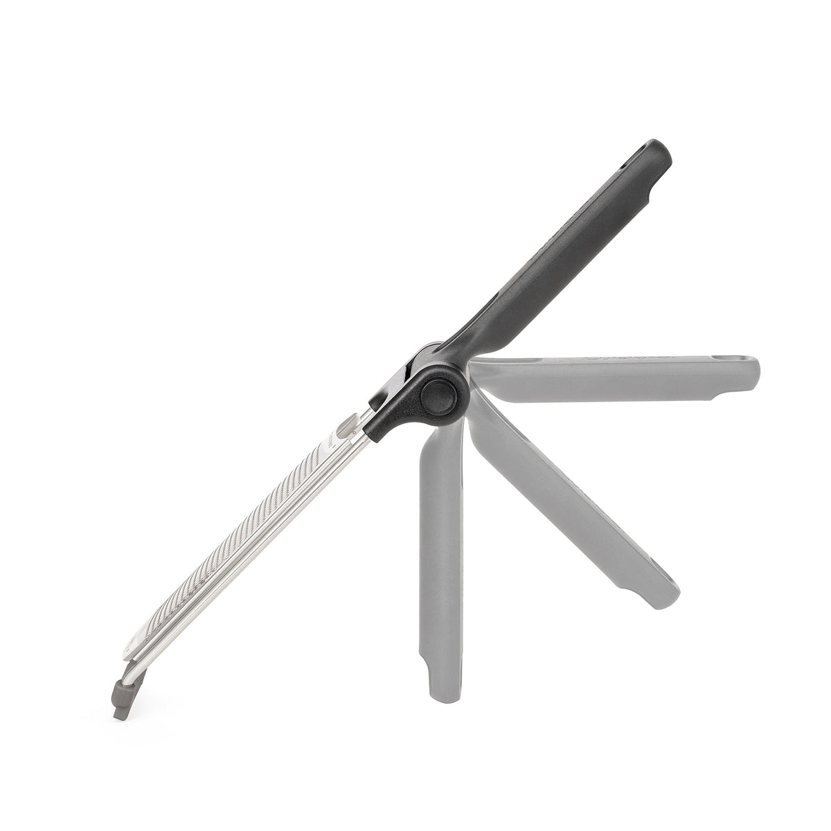 CUISIPRO foldable fine grater made of stainless steel, 23.5 cm long, with a compact design and sharp grating surface.
