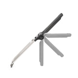 CUISIPRO foldable fine grater made of stainless steel, 23.5 cm long, with a compact design and sharp grating surface.