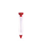 CUISIPRO red and white decorating pen with fine tip for detailed cake and pastry decoration.