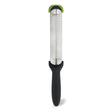 CUISIPRO fine black grater with 29 cm length, stainless steel surface for zesting or grating in the kitchen.